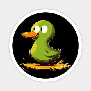 Funny duck artwork Magnet